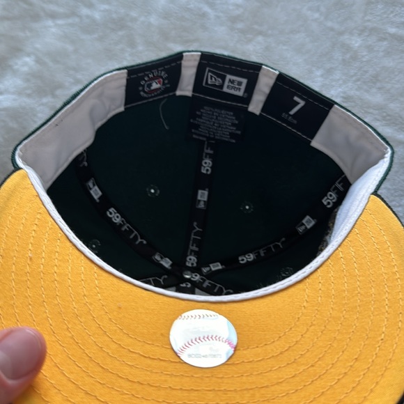 Oakland A’s fitted hat size 7 - Picture 3 of 4